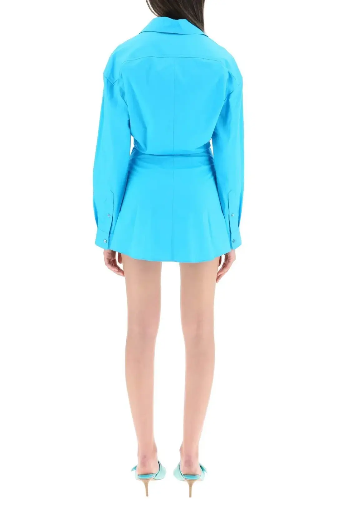 Jacquemus La robe Baunhilha Mini Dress Blue Size 36 / AU 6 for rent on The Volte - main image