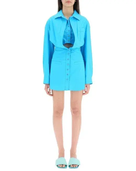 Jacquemus La robe Baunhilha Mini Dress Blue Size 36 / AU 6 - Image 2