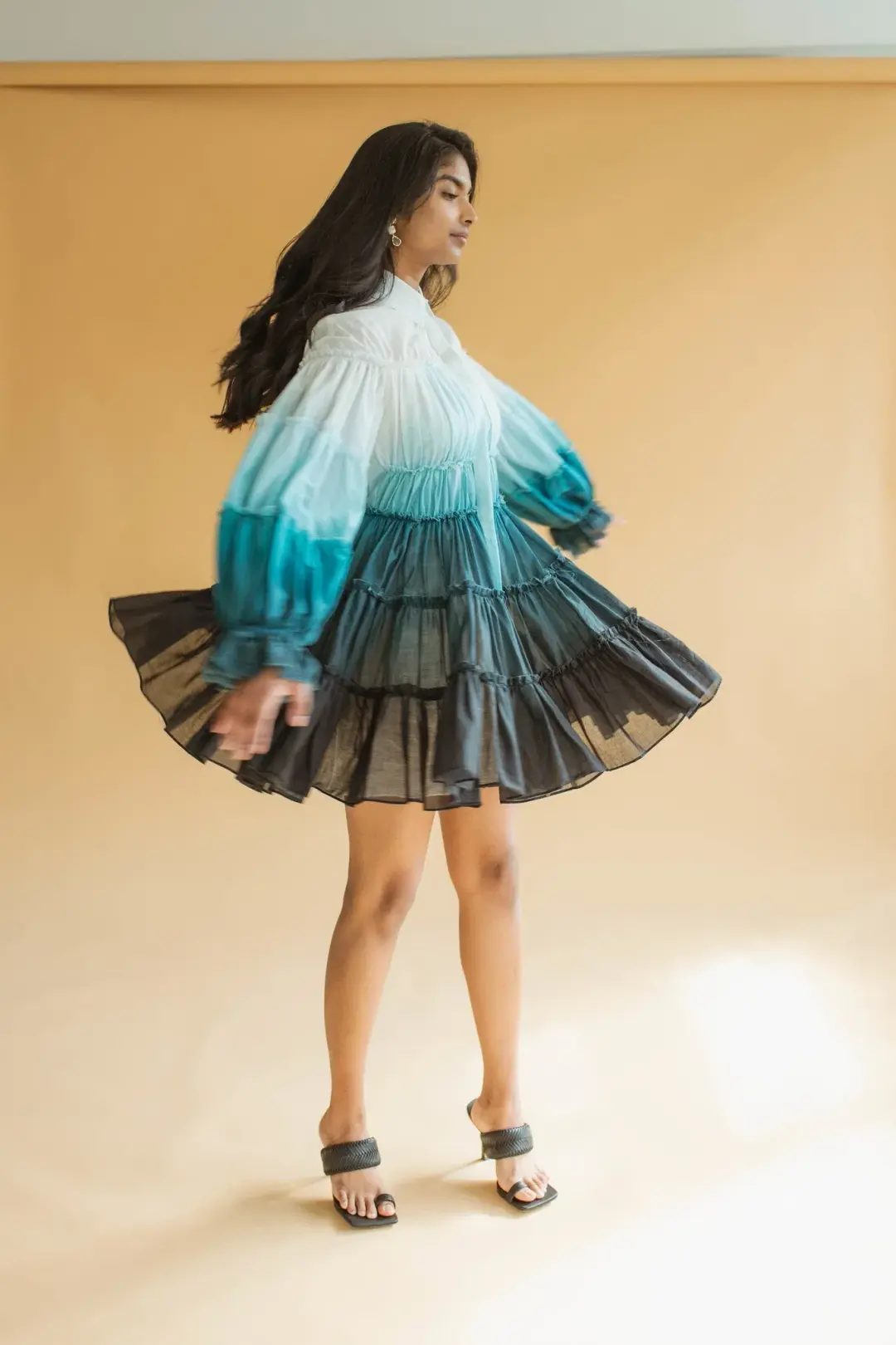 Aje Cosmos Cut out Mini Dress Print Size 10 for rent on The Volte - main image