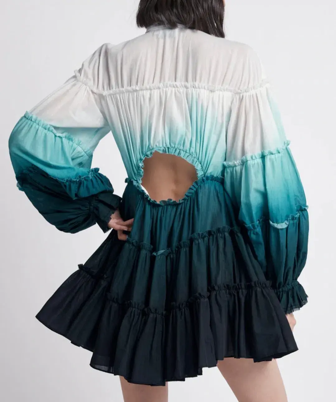 Aje Cosmos Cut out Mini Dress Print Size 10 for rent on The Volte - main image