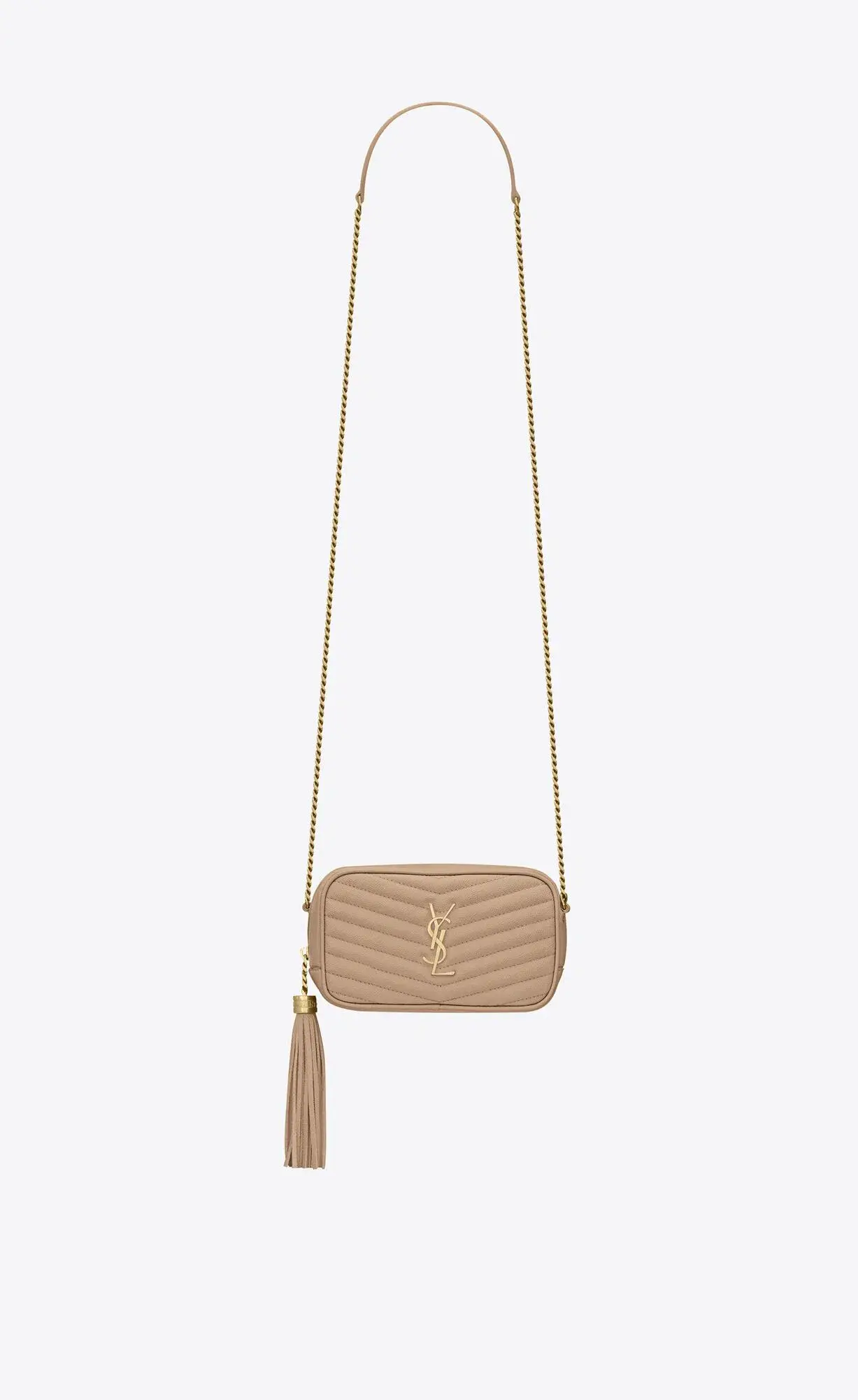 YSL Lou Mini Bag Beige - Image 1
