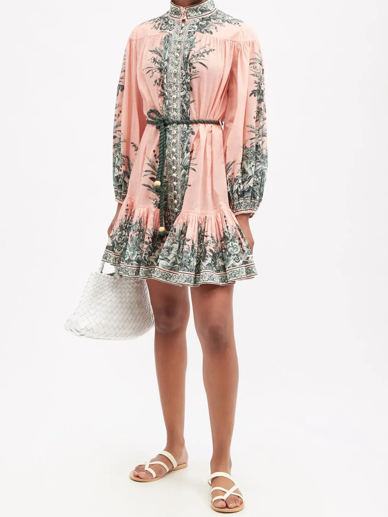 Zimmermann Moonshine Floral Mini Dress Print Size AU 12 - Image 3