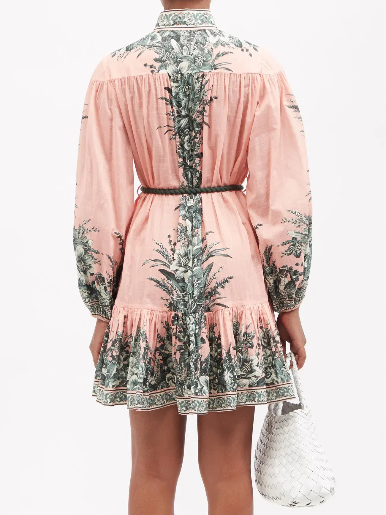 Zimmermann Moonshine Floral Mini Dress Print Size AU 12 - Image 4