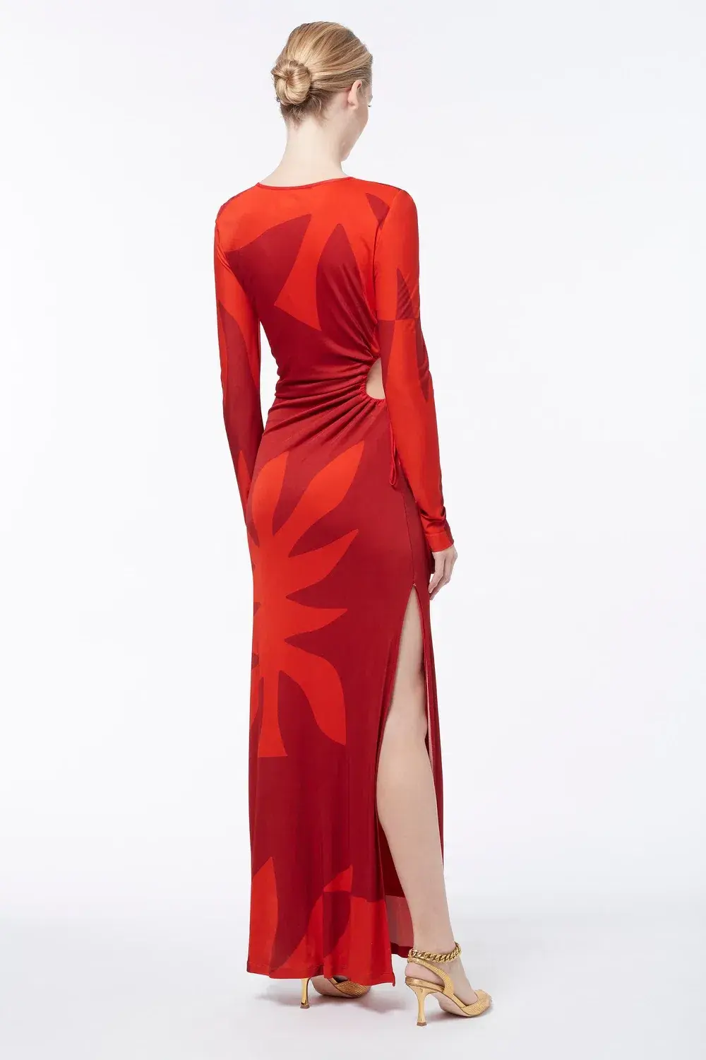 Manning Cartell Incredible Flame Tree Dress Red Size 10 - Image 4