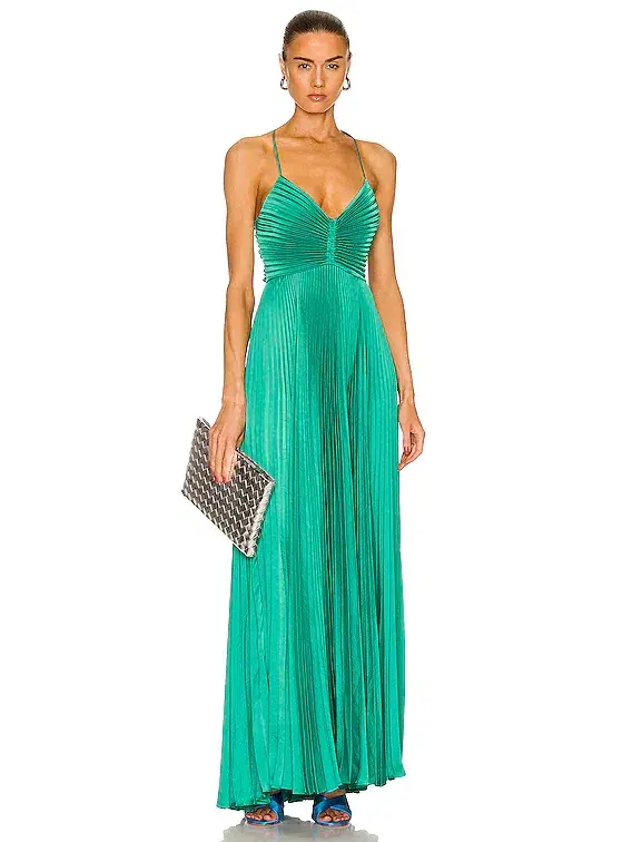 ALC Aries Dress Viridian Green Size 0 for rent on The Volte - main image