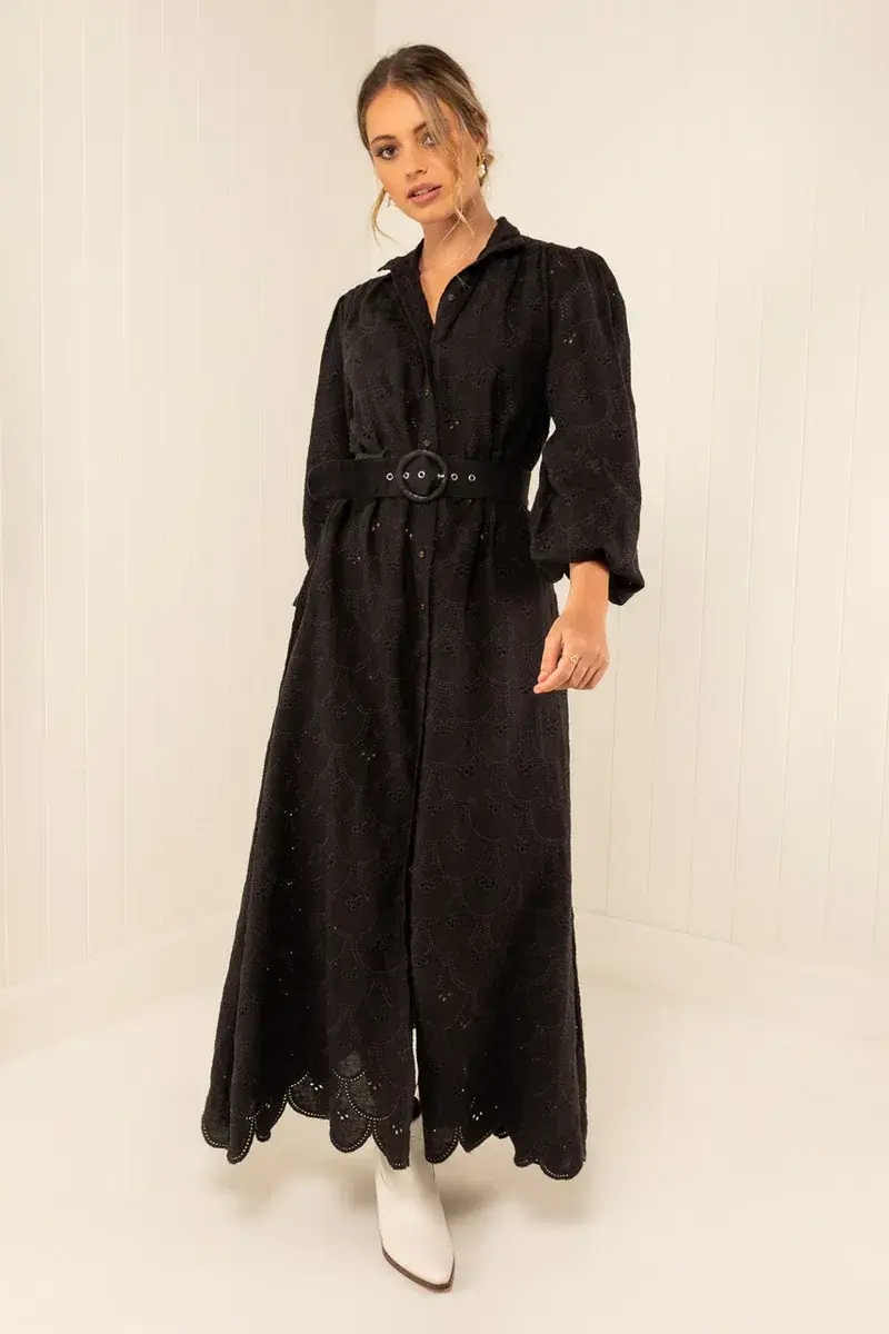 Palm Noosa Noddy Dress Black Size 10 - Image 3