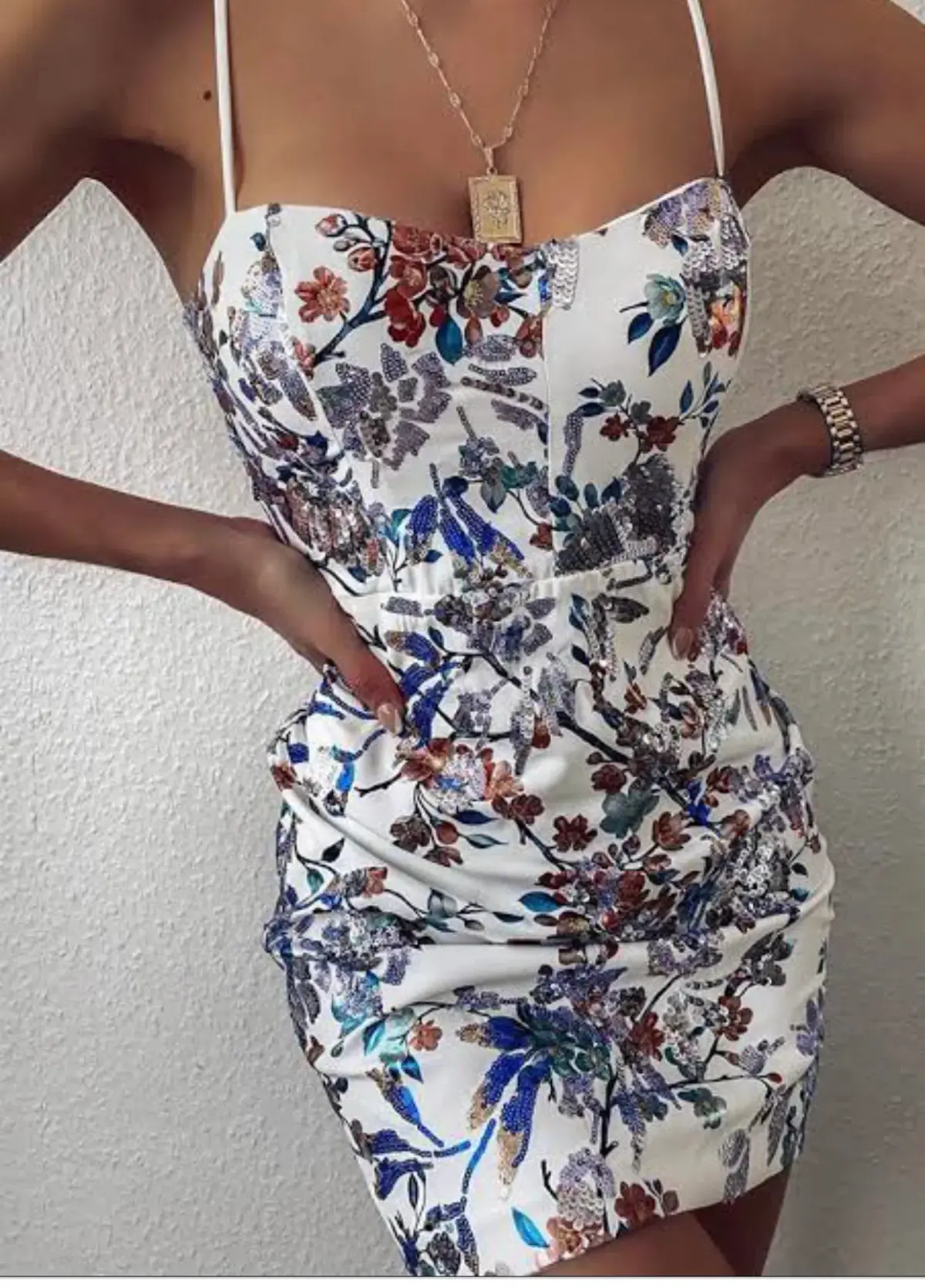 Love Nookie Azalia Mini Dress Sequin Size XS - Image 2