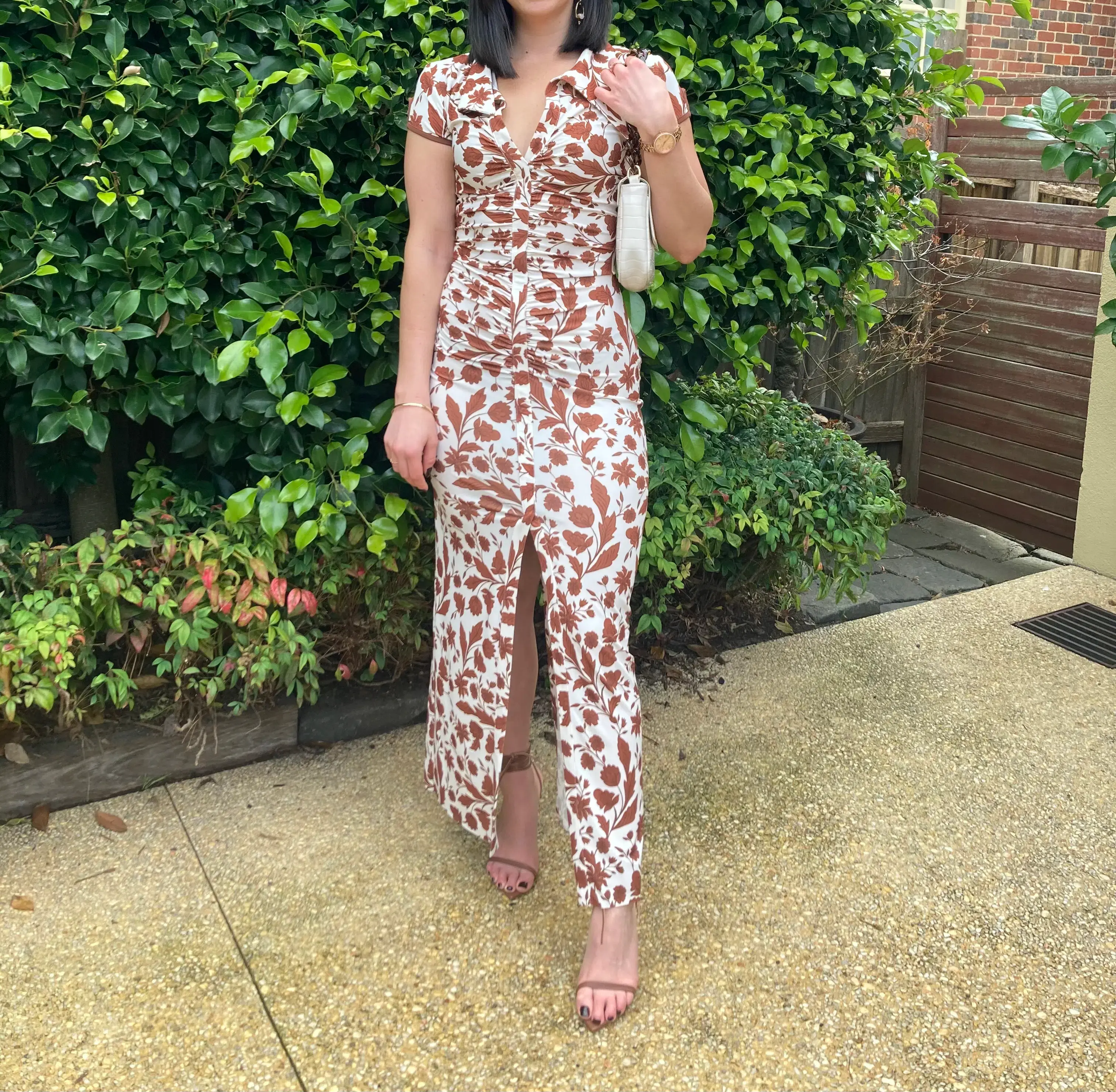 Bec & Bridge Phillipa SS Maxi Dress Print Size 6 - Image 6