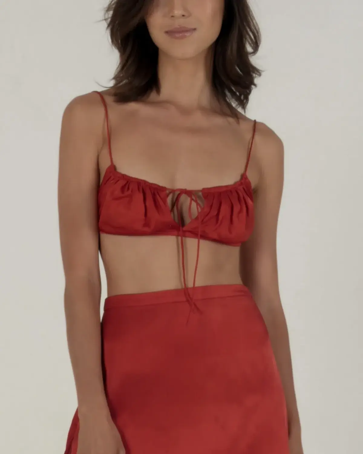 Generation of Saints Cindy Top and Anais Skirt Set Red Size 8 - Image 1