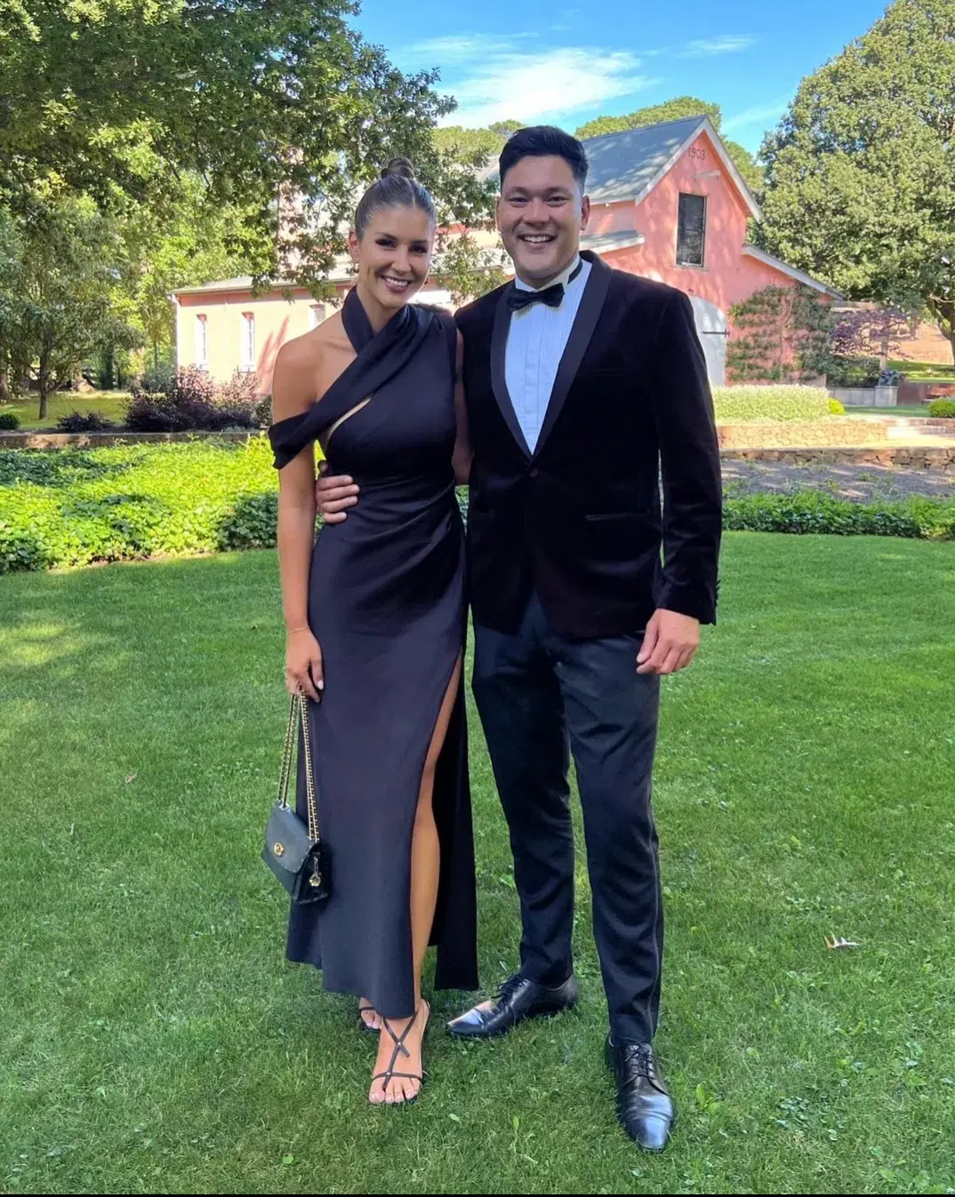 Misha x Revolve Mirabella Gown Black Size 8 for rent on The Volte - main image