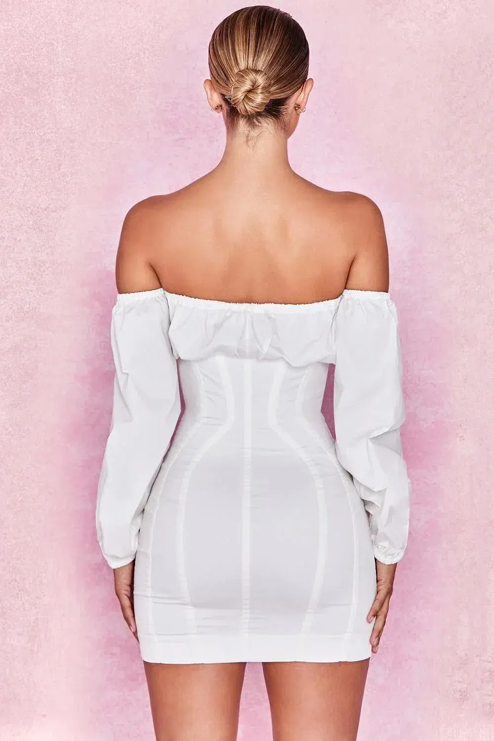 House of CB Arabella Mini Dress White Size L / Au 12 - Image 3