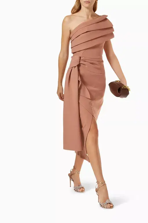 Rachel Gilbert Ace Gown Brown Size 2 / AU 10   - Image 2