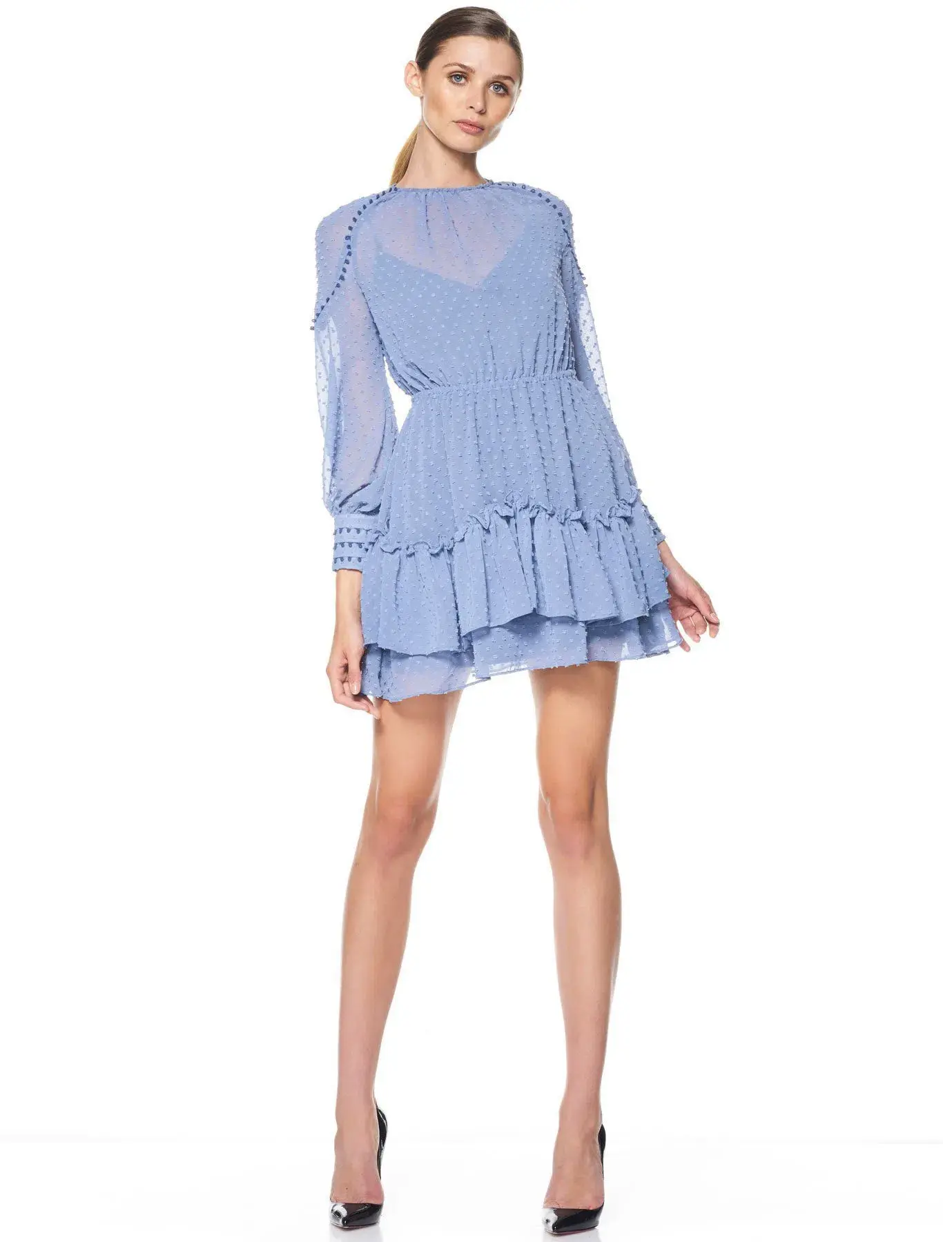 Talulah Sweet Allure Mini Dress Blue Size 8 - Image 1