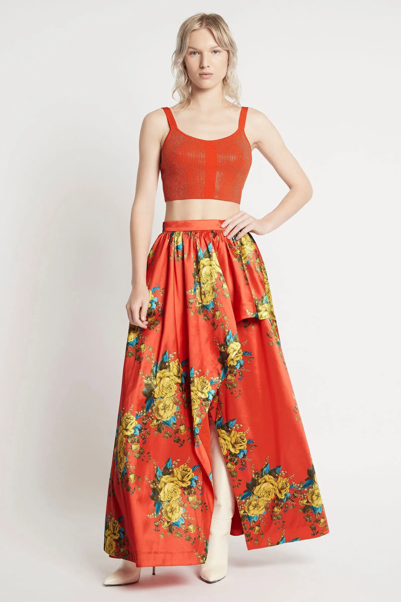 Sass and Bide Wild Play Skirt Orange Size 8 - Image 1