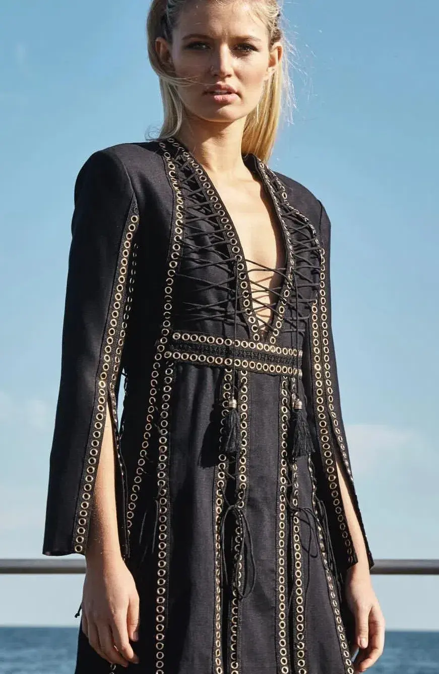 Thurley Trophy Dress Black Size 10 - Image 2