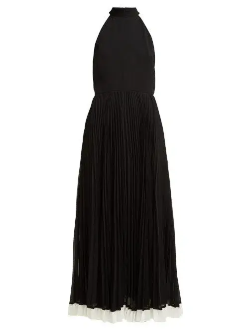 Zimmermann Sunray Belted Pleated Chiffon Midi Dress Size 0 - Image 2