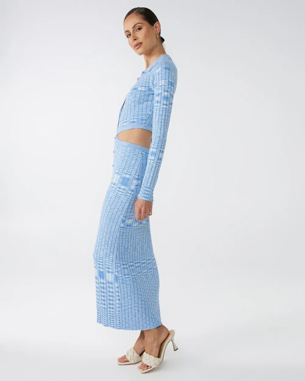 Blue Lover Cartia Knit Dress Blue Size 8 for rent on The Volte - main image