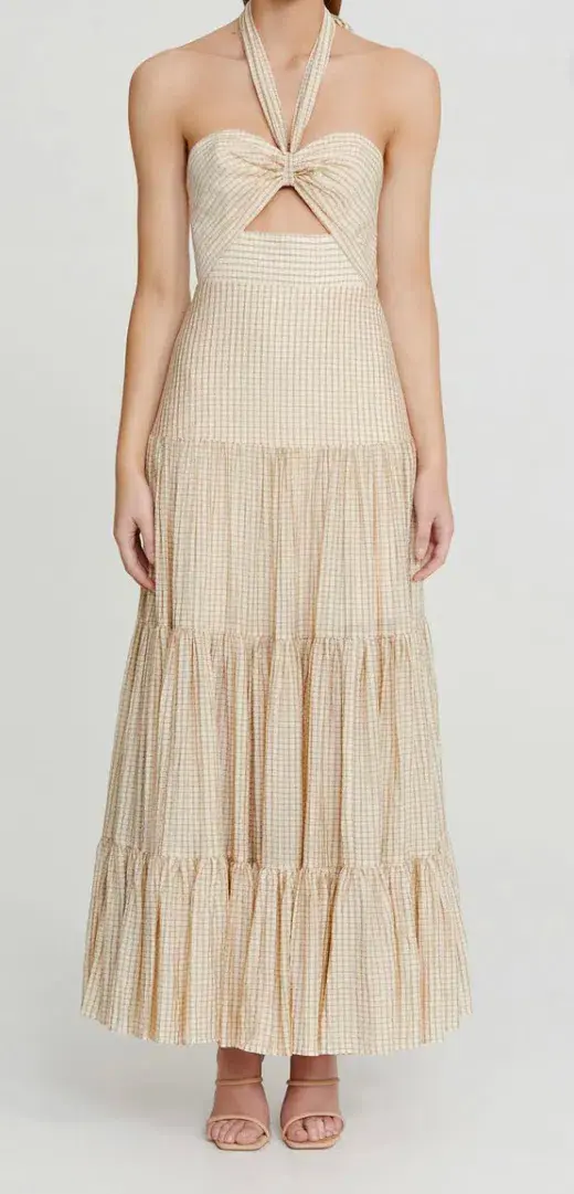 Significant Other Tuscany Dress Cream Size 8 - Image 1