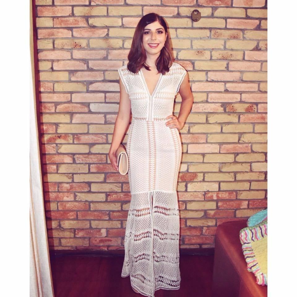 Sheike Horizons White Lace Maxi Dress - Image 2