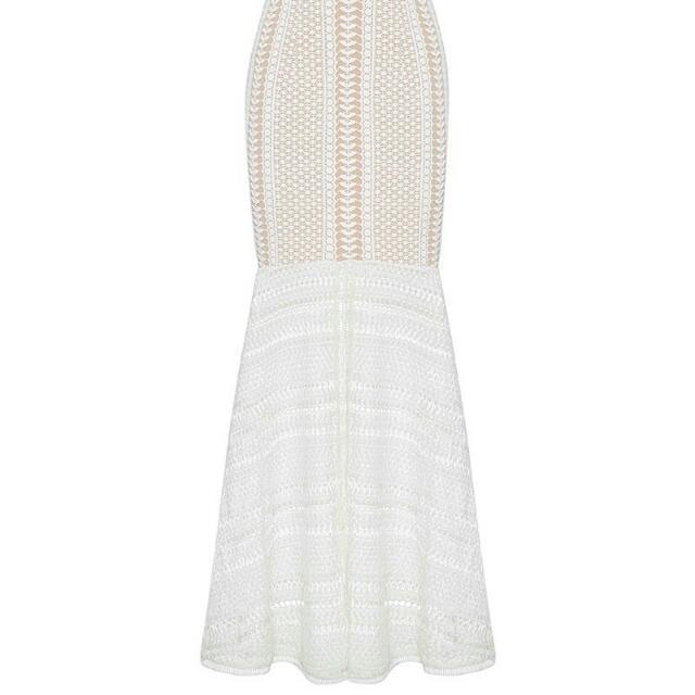 Sheike Horizons White Lace Maxi Dress - Image 4