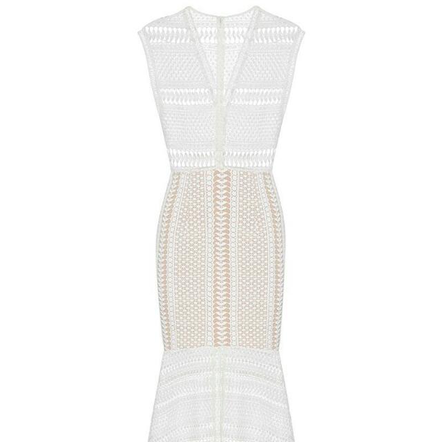 Sheike Horizons White Lace Maxi Dress - Image 3