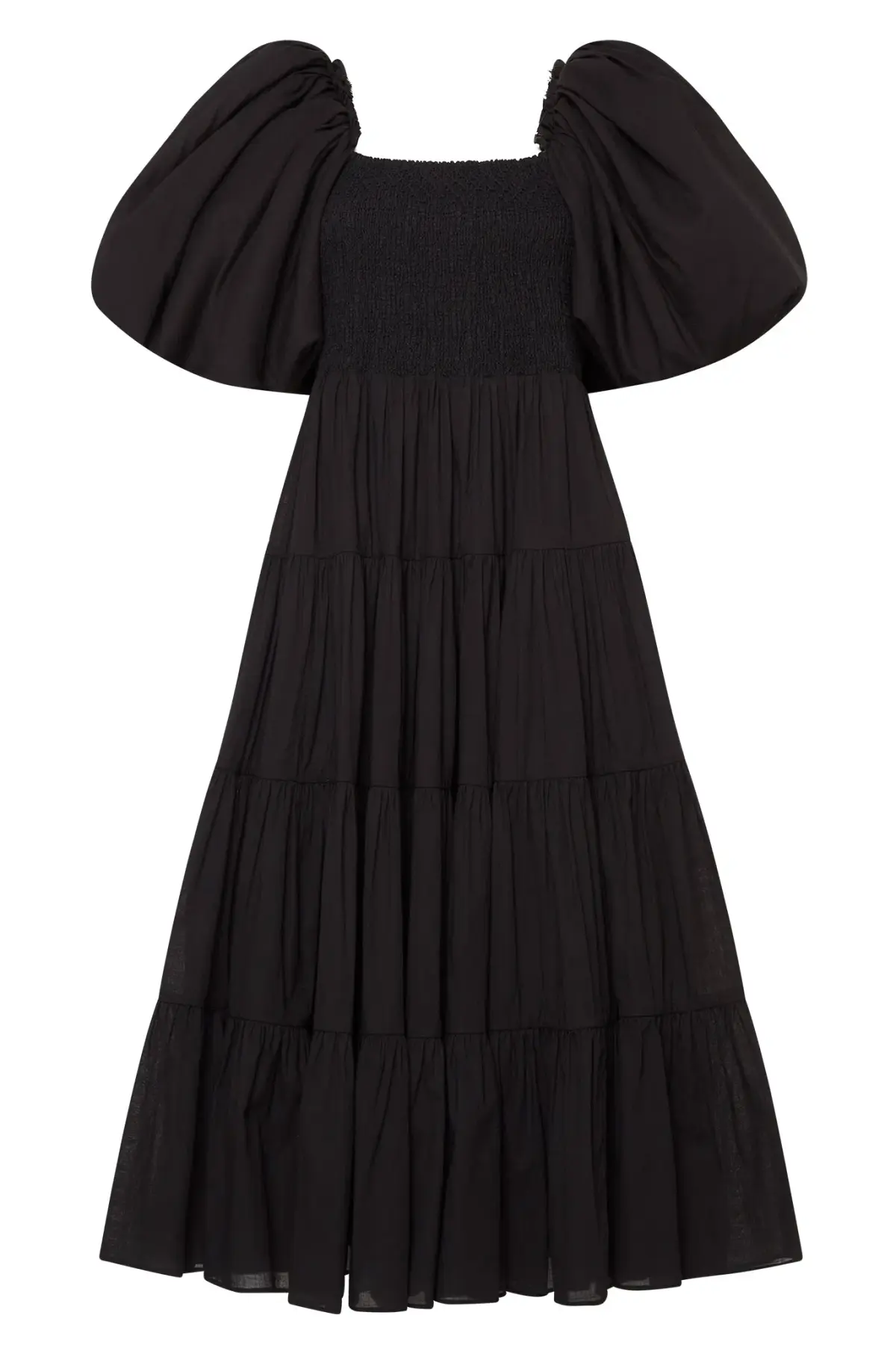 Aje Cherished Midi Dress Black Size 6  - Image 4