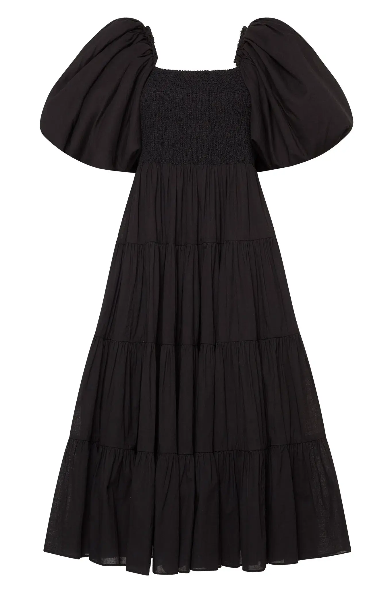 Aje Cherished Midi Dress Black Size 6  - Image 4