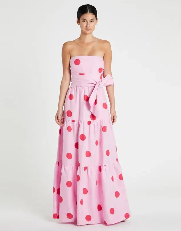 Rebecca Vallance Dalia Maxi Dress Print Size 14 - Image 1