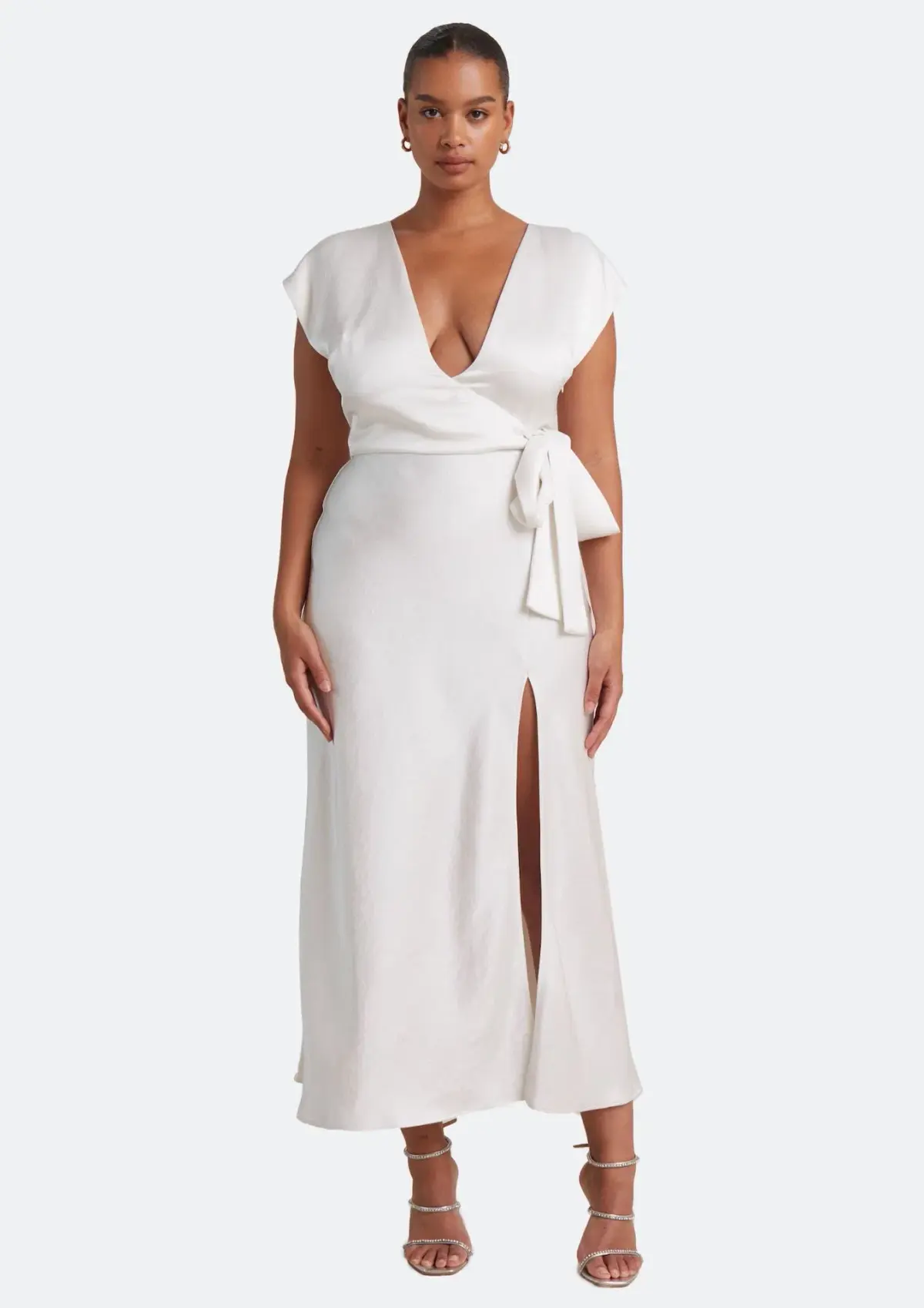 Bec & Bridge The Dreamer Wrap Dress Ivory Size 8 - Image 1