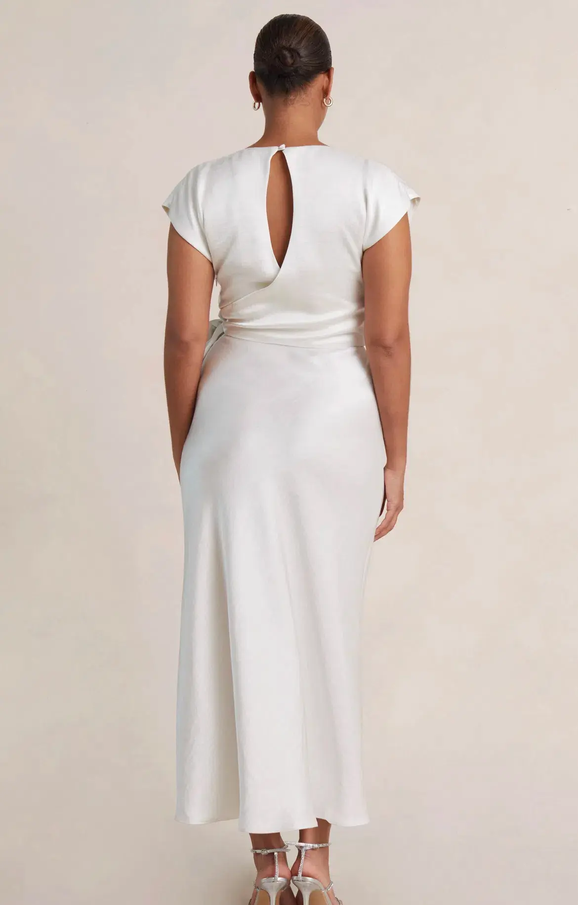 Bec & Bridge The Dreamer Wrap Dress Ivory Size 8 - Image 3