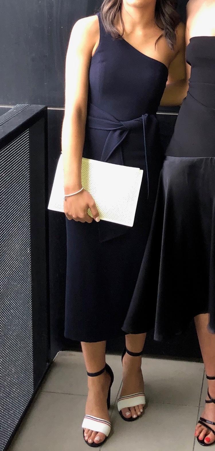 Shona Joy Bryant One Shoulder Midi dress Size 6 - Image 4