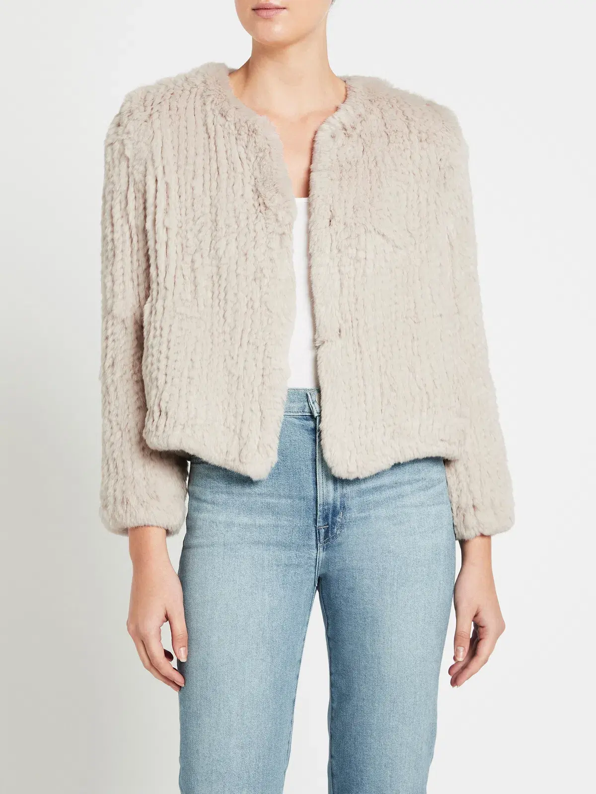 H Brand Elle Jacket Chalk Grey One Size - Image 1