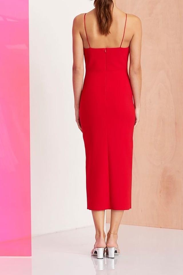 Bec and Bridge C’est Magnifique Split Dress Red Size 6 for rent on The Volte - main image