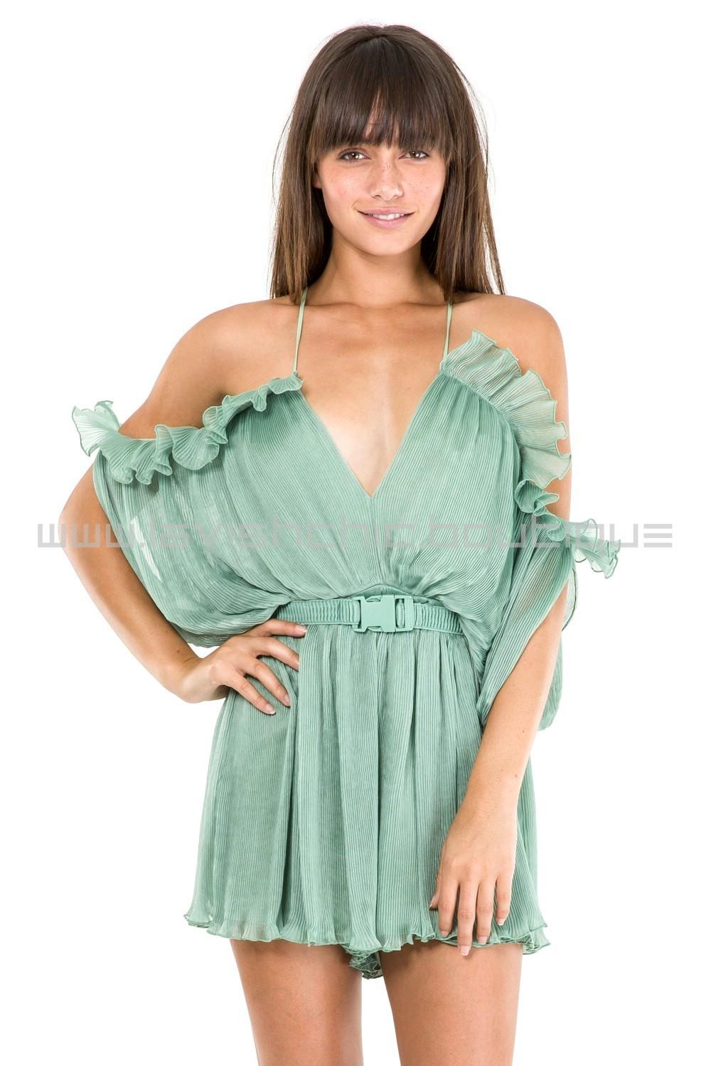 The first sight green moss playsuit  for rent on The Volte - main image