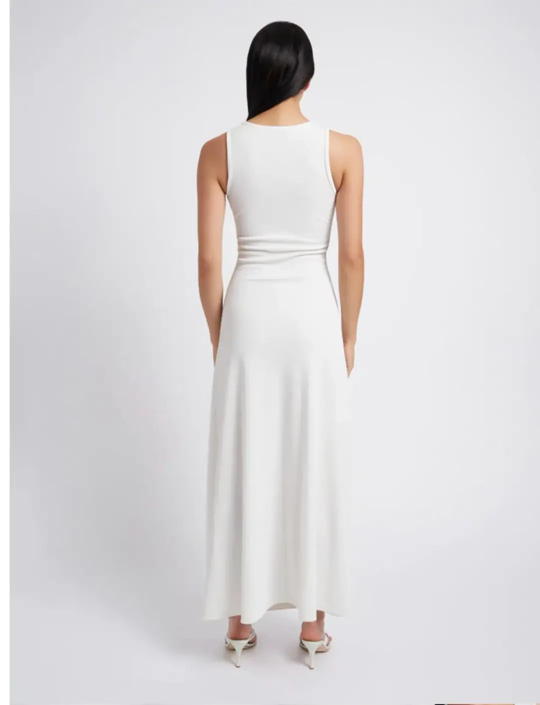 Christopher Esber Vertical Orbit Front Dress White Size 8 for rent on The Volte - main image