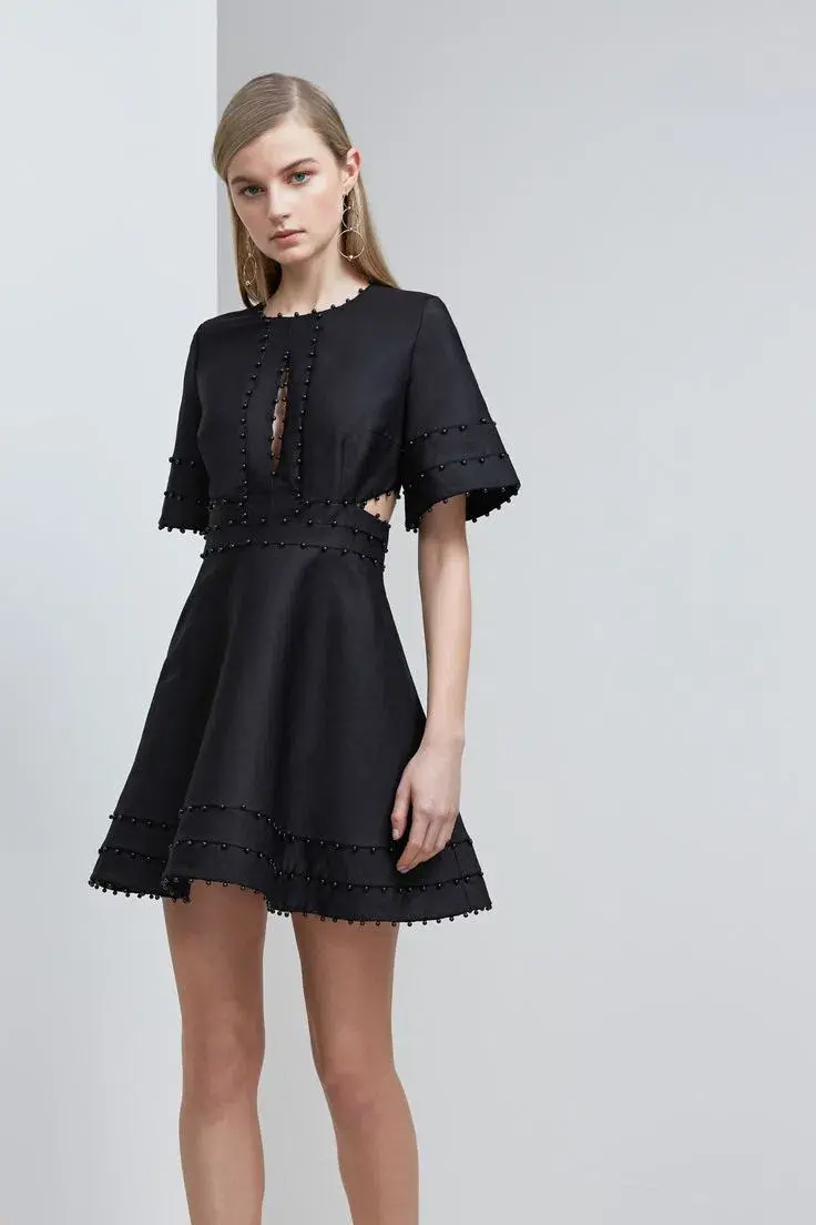 Keepsake the Label All In Love Mini Dress Black Size 8 - Image 1