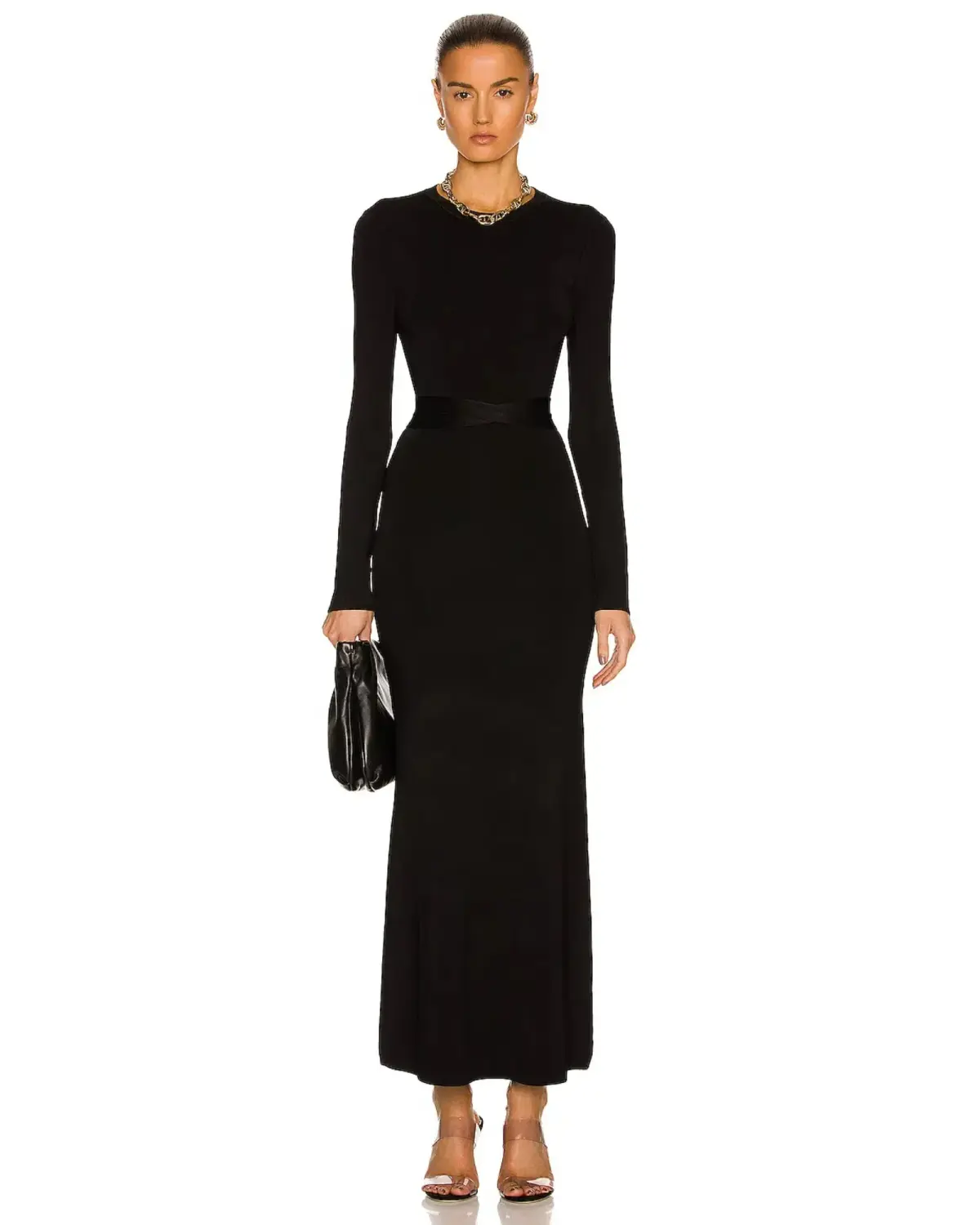 Sir the Label George Open Back Dress Black Size 0 / AU 6 - Image 1