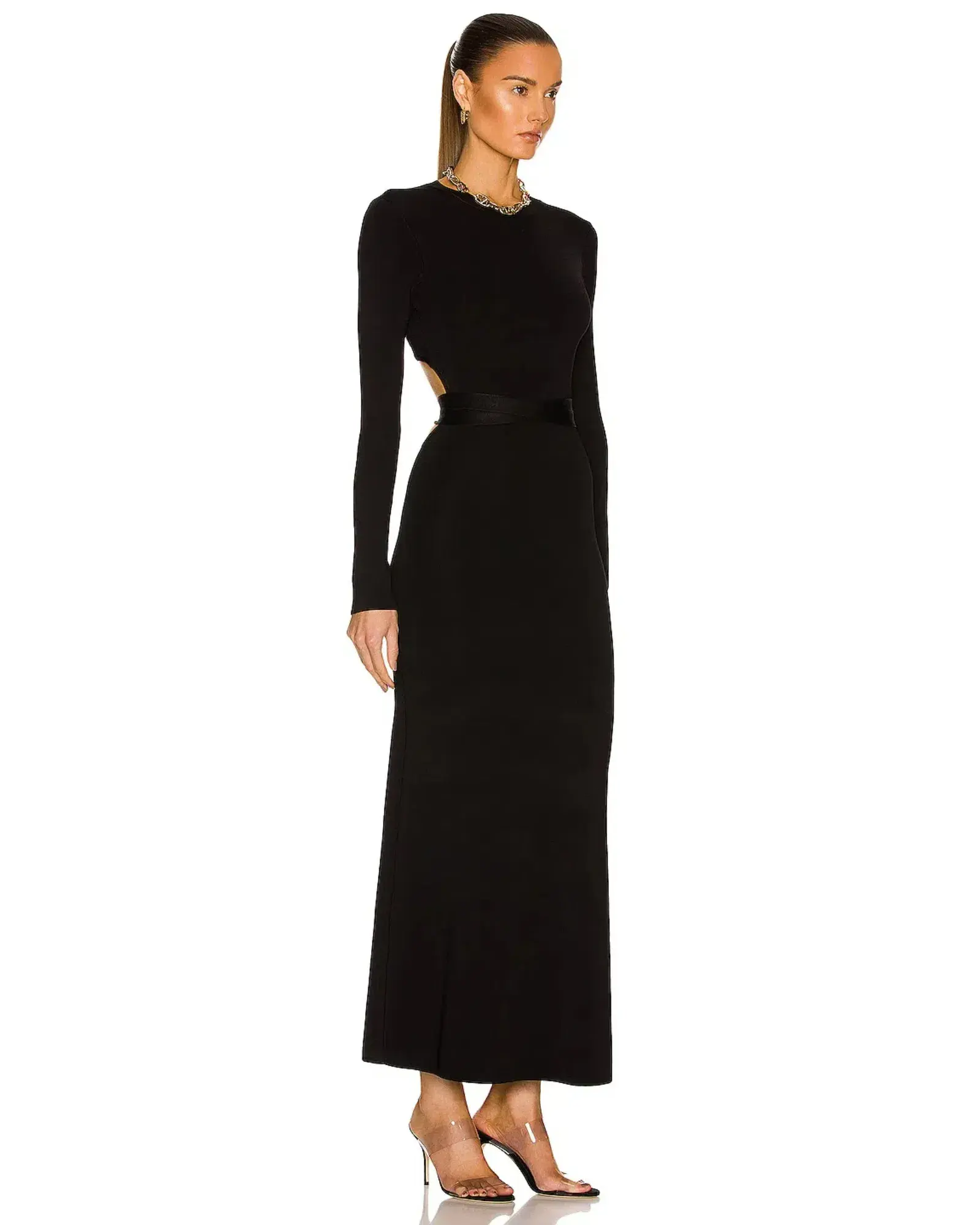 Sir the Label George Open Back Dress Black Size 0 / AU 6 - Image 2