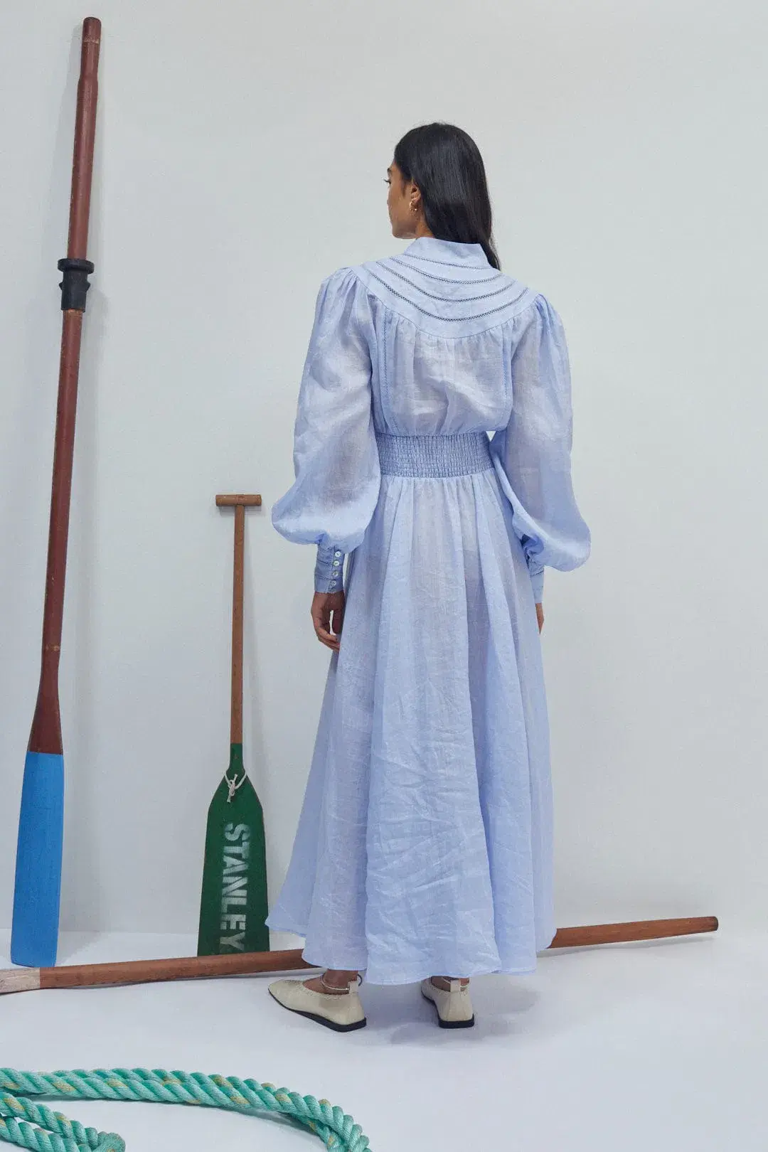 Alemais Felicia Midi Dress Purple Size 12 for rent on The Volte - main image