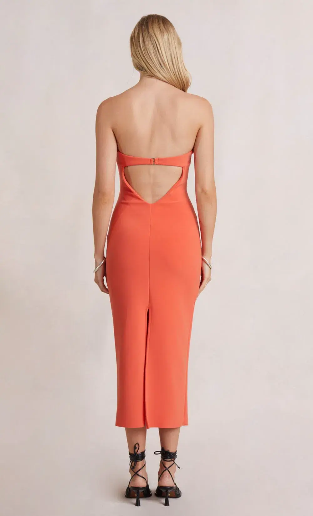Bec and Bridge Cecily Midi Dress Orange Size 10  - Image 3
