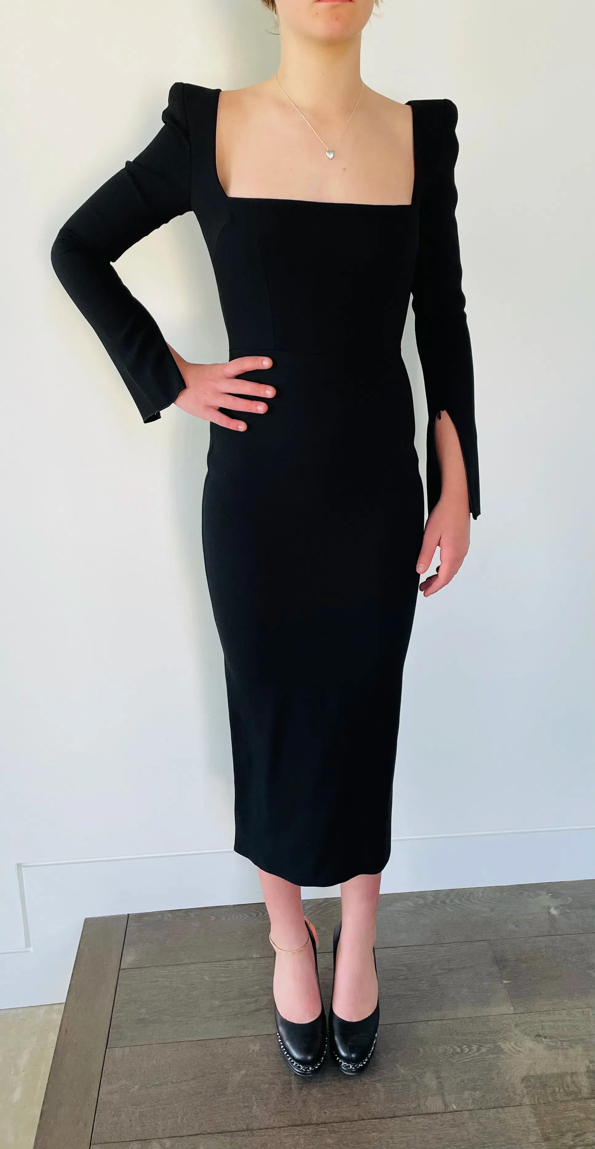Alex Perry Baird Dress Black Size 4 - Image 3