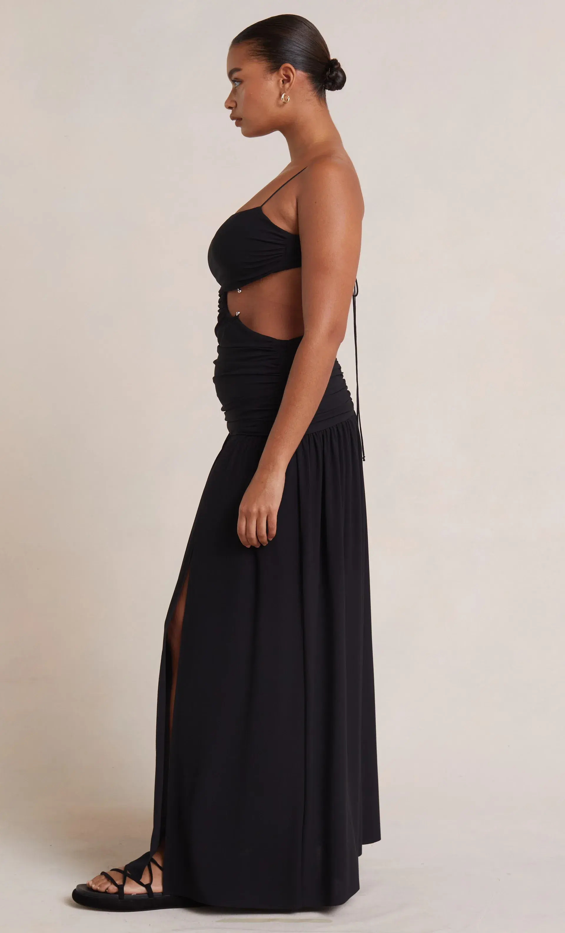 Bec & Bridge Minx Midi Dress Black Size 14 - Image 4