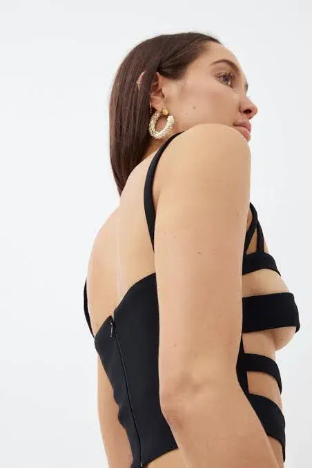 Monot Bandage Top Black Size 2 - Image 3