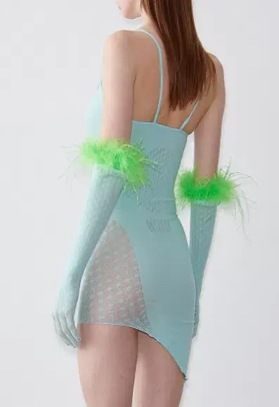 Poster Girl Anita Dress Blue One Size  for rent on The Volte - main image