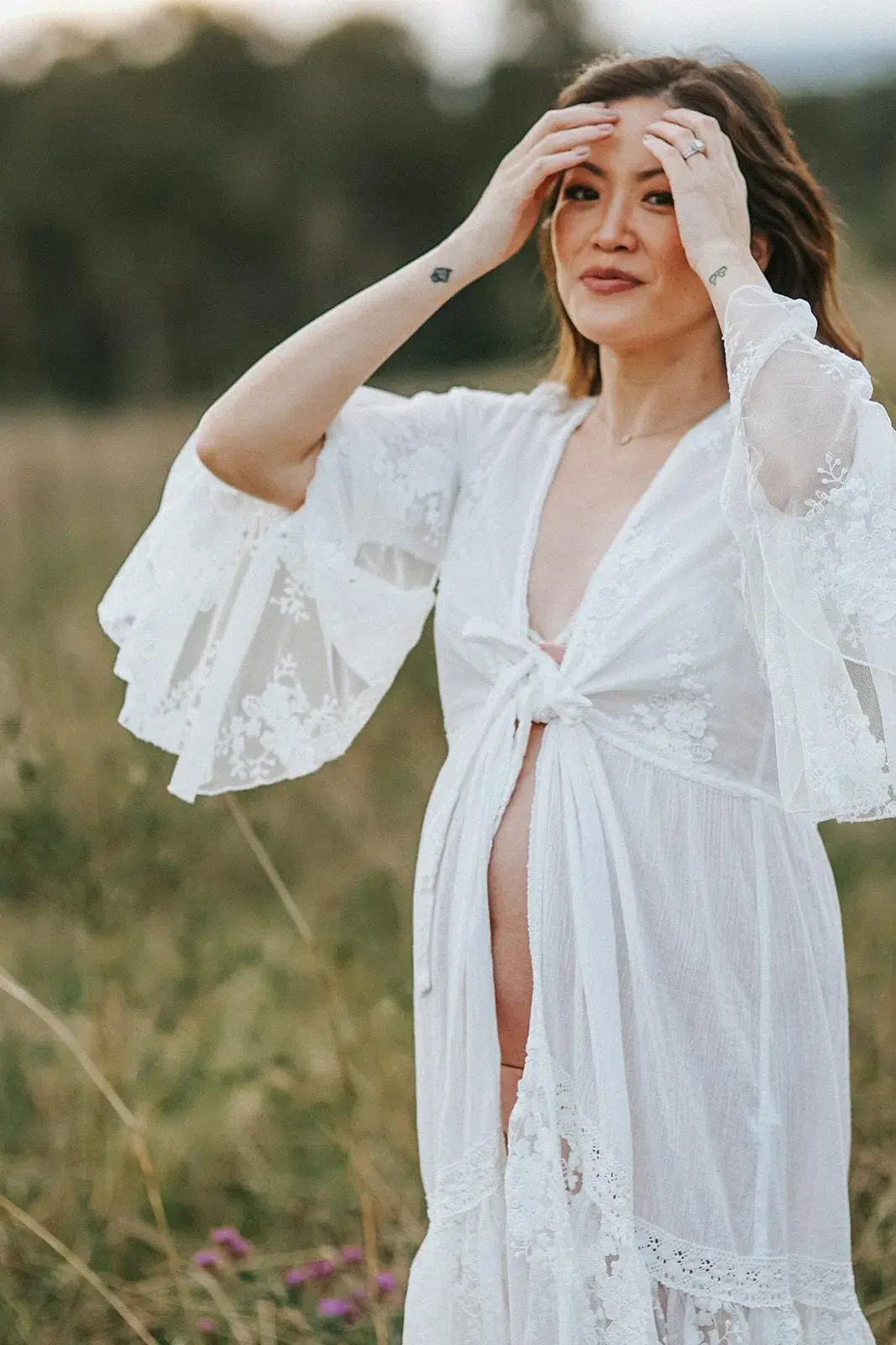 Coven & Co Stevie Robe White One Size - Image 3