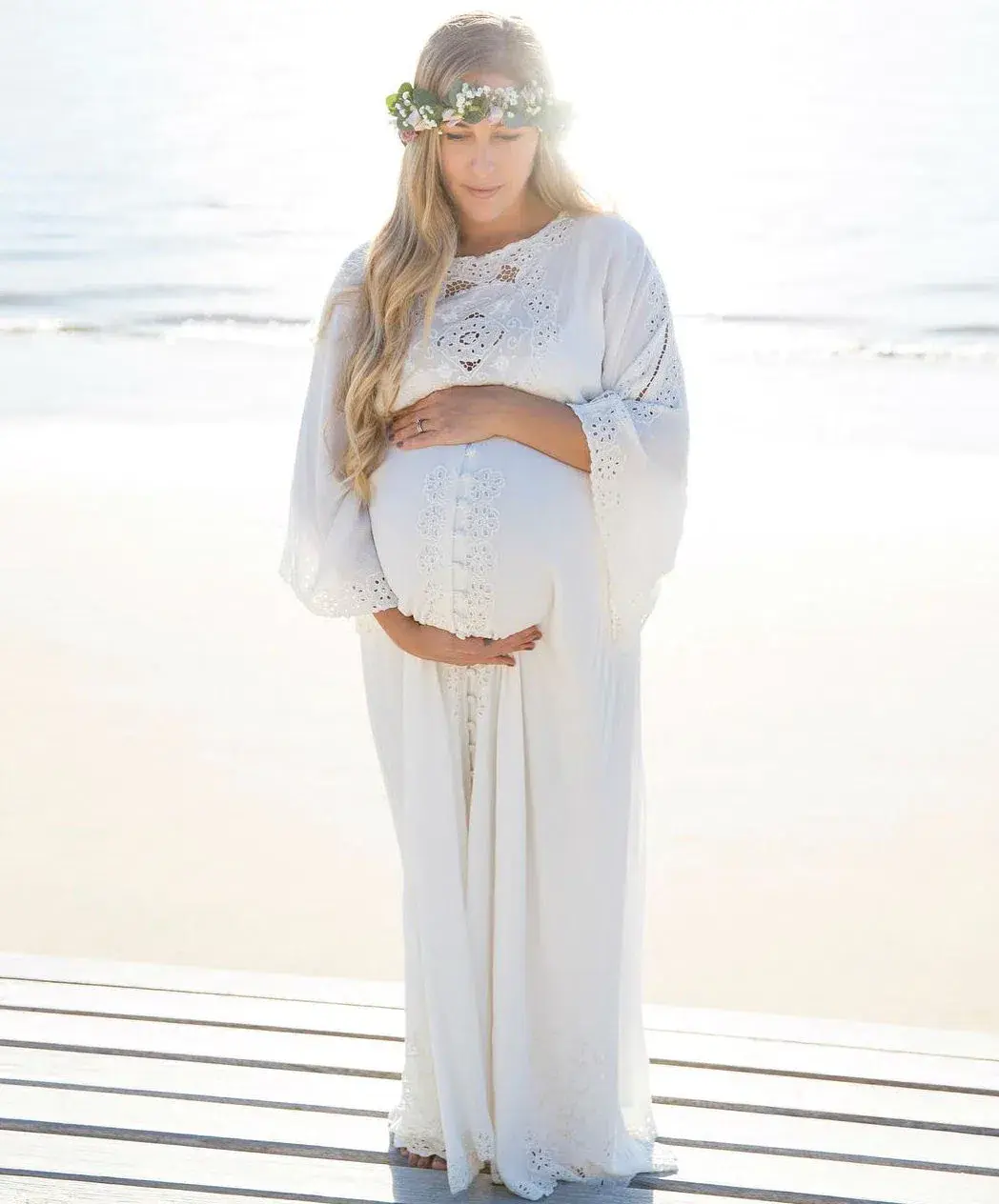 Fillyboo I Believe In Unicorns Dress in Ivory White Size M - Image 4
