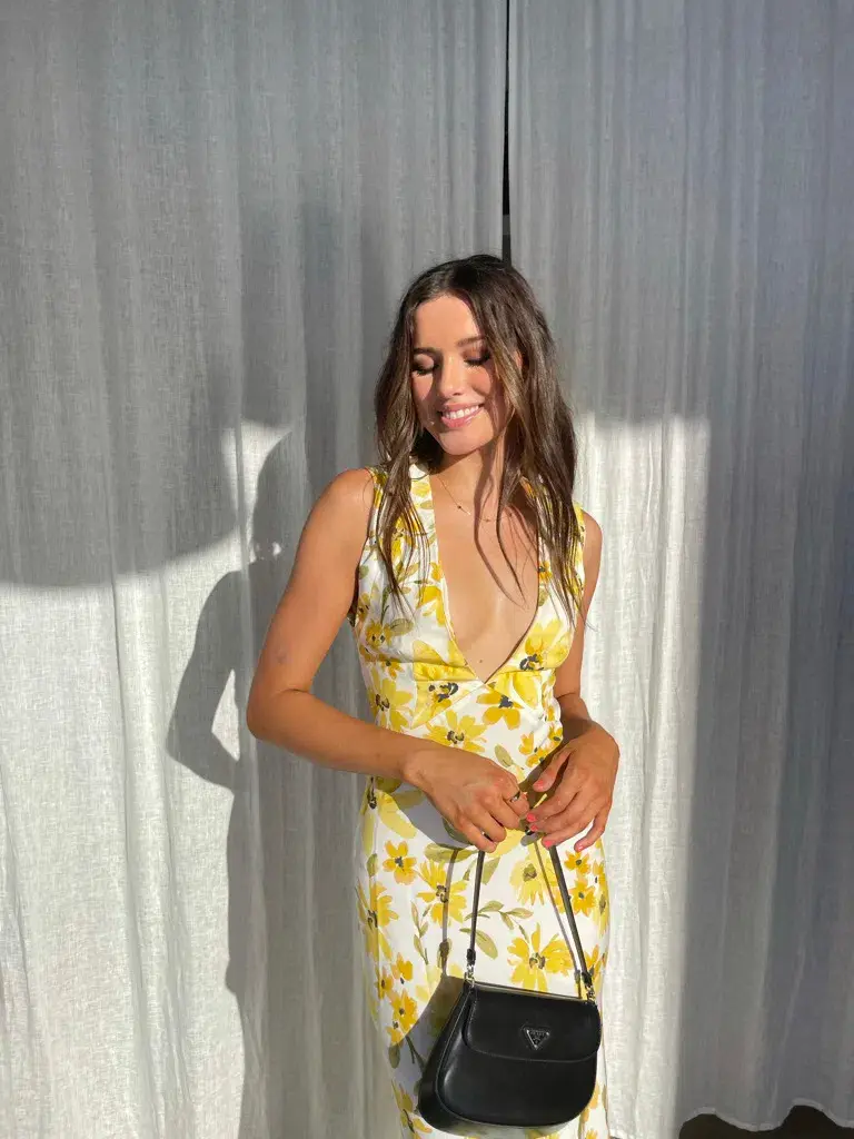 Bec & Bridge Daphne Midi Dress Print Size 6 for rent on The Volte - main image