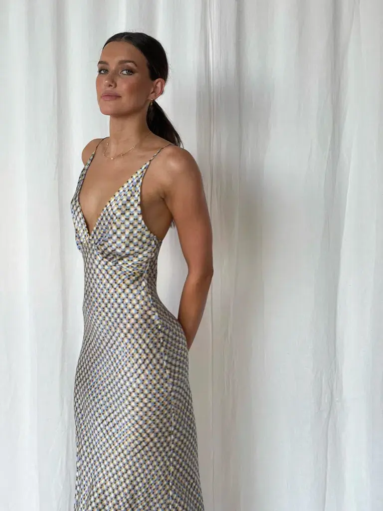 Bec & Bridge Frankie V Dress Print Size 6 - Image 12