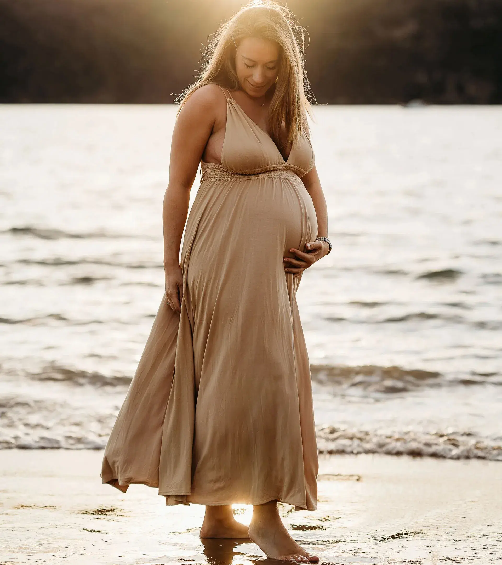 We Are Reclamation 'Everyday Is Joy' Slip Dress Nude - One Size Fits Most (XS-XXXL) - Image 4