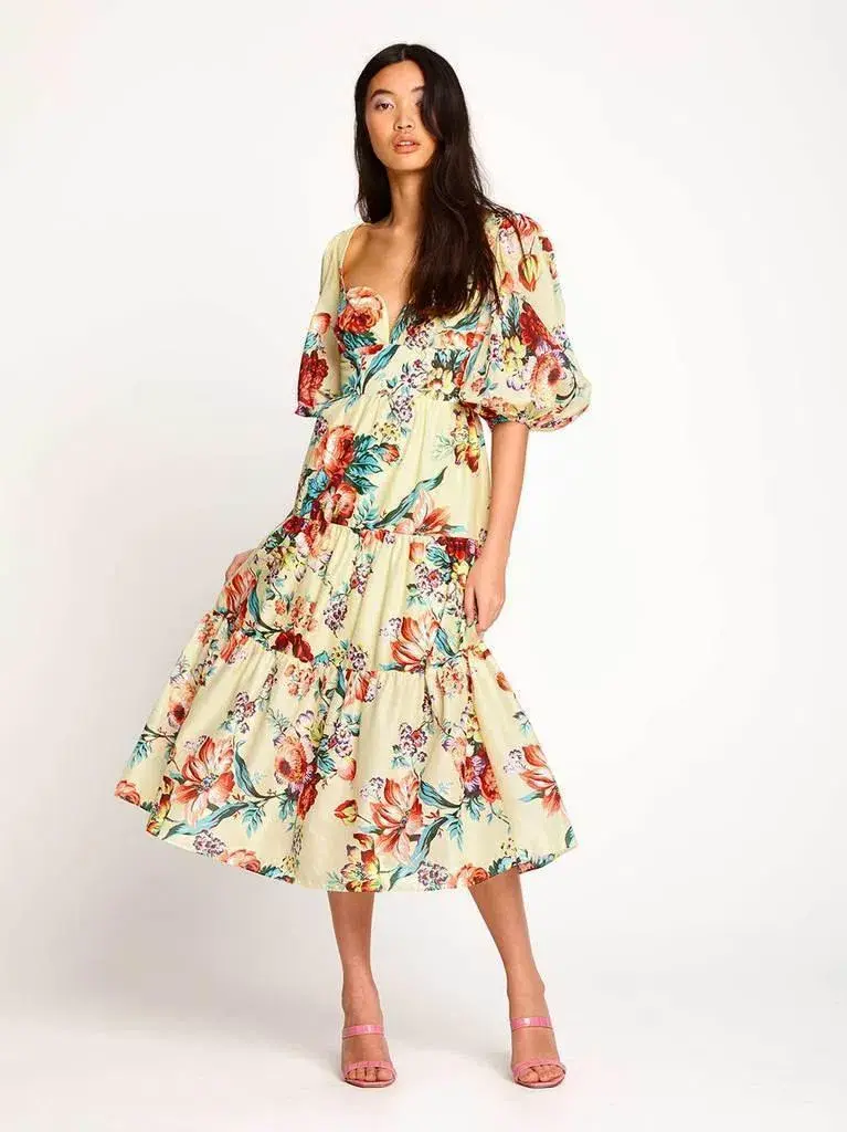 Alice McCall Baby Dee Midi Dress Print Size 12  - Image 1